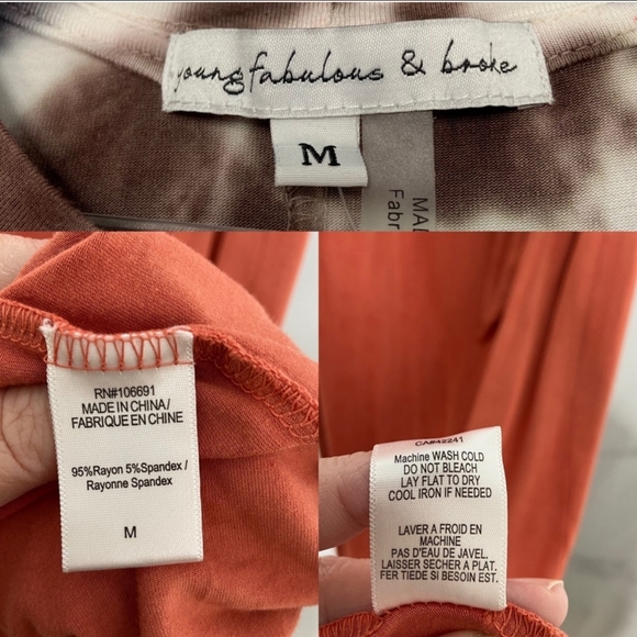 Young Fabulous & Broke Bennet Tie Dye Maxi Dress NWT - Picture 3 of 13